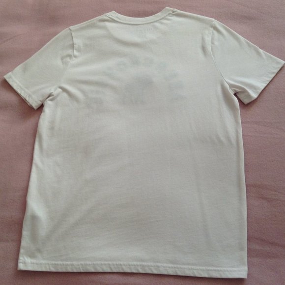 Abercrombie Kids White Short-Sleeved T-Shirt with Logo, Boys Sz. 15/16 - Picture 4 of 8